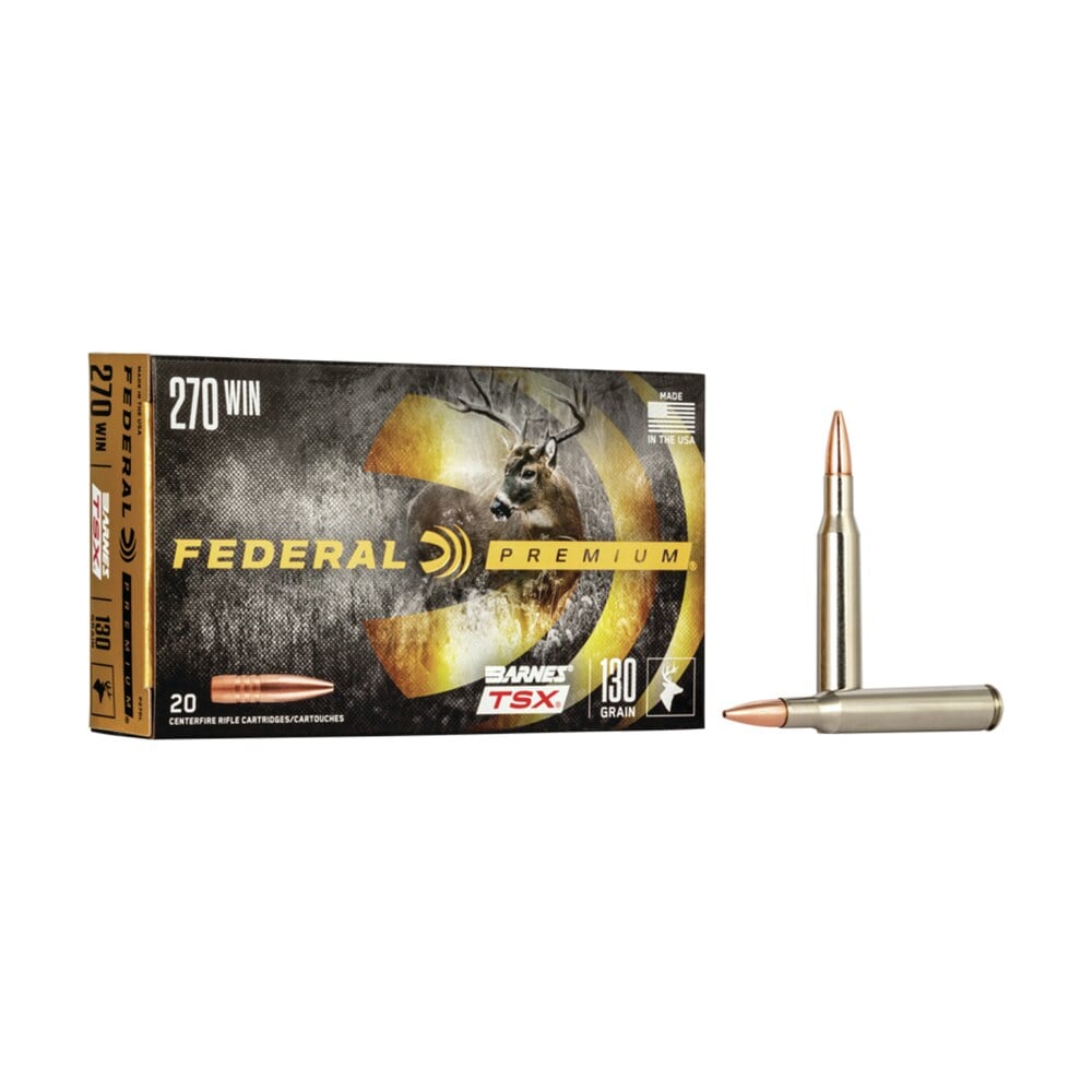 federal p270l premium 270win 130gr barnes tsx 20 per box/10 case Federal P270L Premium 270Win 130gr Barnes TSX 20 Per Box/10 Case Sports South item 11176