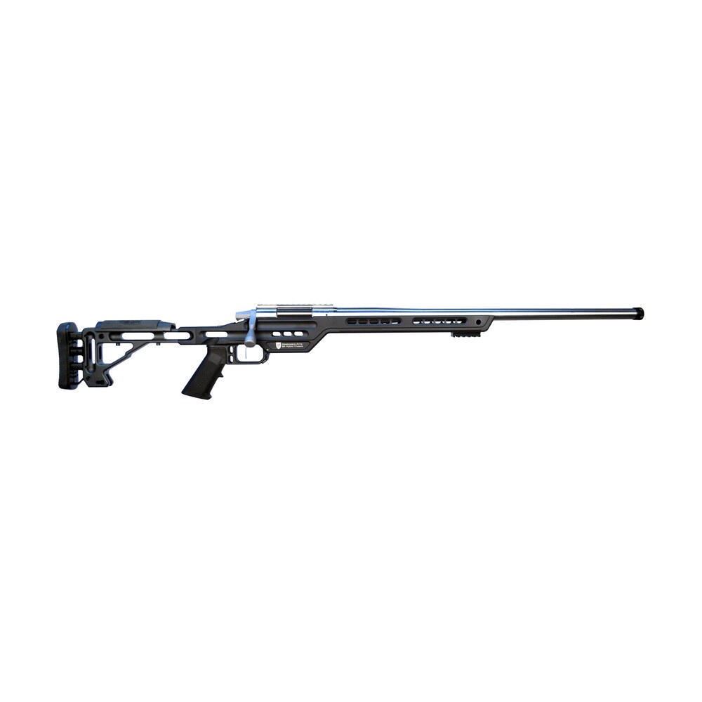 masterpiece arms 308pmrrhblkpba pmr 308 win 10+1 24" stainless steel polished black aluminum black v bedded ba hybrid chassis stock right hand MasterPiece Arms 308PMRRHBLKPBA PMR 308 Win 10+1 24" Stainless Steel Polished Black Aluminum Sports South item 111904