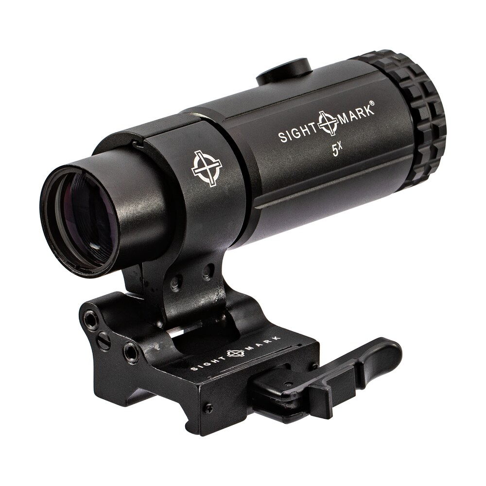 sightmark sm19064 t 5 magnifier 5x with flip to side mount matte black 5 x 23 mm Sightmark SM19064 T-5 Magnifier 5X Sports South item 112010