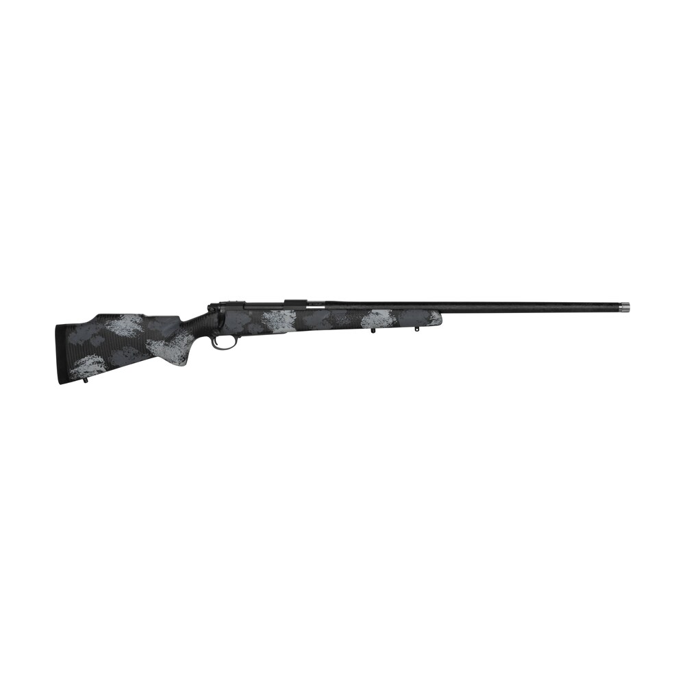 nosler 45248 m48 long range carbon 26 nosler 3+1 26" carbon fiber wrapped barrel, sniper gray cerakote metal finish, elite midnight camo manners mcs t elite tac stock Nosler 45248 M48 Long-Range Carbon 26 Nosler 3+1 26" Carbon Fiber Wrapped Sports South item 112086