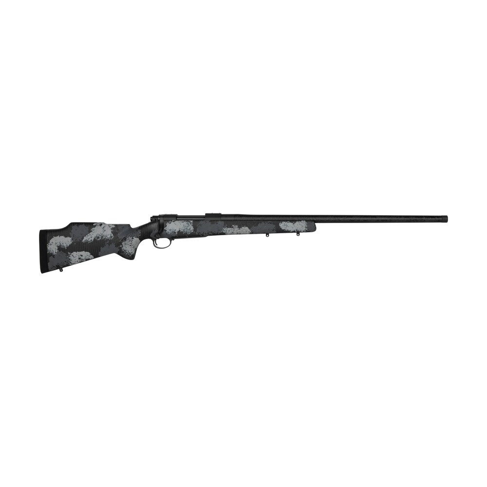 nosler 44148 m48 long range carbon 28 nosler 3+1 26" carbon fiber wrapped barrel, sniper gray cerakote metal finish, elite midnight camo manners mcs t elite tac stock Nosler 44148 M48 Long-Range Carbon 28 Nosler 3+1 26" Carbon Fiber Wrapped Sports South item 112087