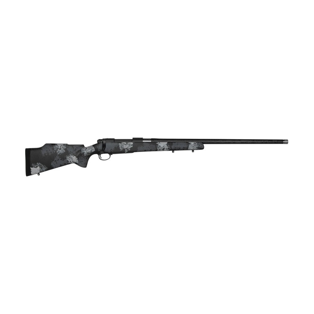 nosler 46348 m48 long range carbon 300 win mag 4+1 26" carbon fiber wrapped barrel, sniper gray cerakote steel, elite midnight camo manners mcs t elite tac stock Nosler 46348 M48 Long-Range Carbon 300 Win Mag 4+1 26" Carbon Fiber Wrapped Sports South item 112088