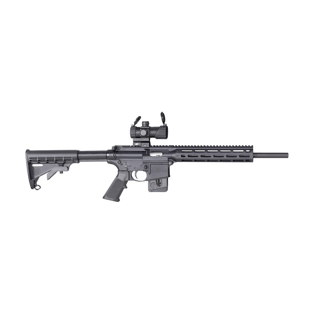 smith & wesson 12724 m&p15 sport *state compliant 22 lr 10+1 16.50" black barrel, matte black aluminum receiver w/picatinny rail, m lok handguard, black fixed synthetic stock, black polymer grip, s&w Smith & Wesson 12724 M&P15 Sport *State Compliant 22 LR 10+1 16.50" Black Sports South item 112216