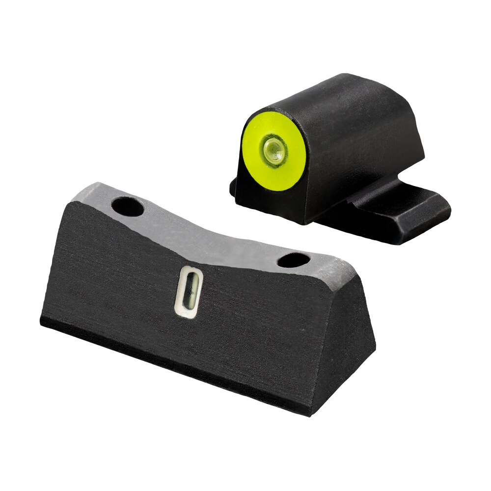 xs sights si0013s5y dxt2 big dot night sights sig sauer springfield armory black | green tritium yellow outline front sight green tritium white outline bar rear sight XS Sights SI0013S5Y DXT2 Big Dot Night Sights- Sig Sauer- Springfield Armory Black | Green Sports South item 112246