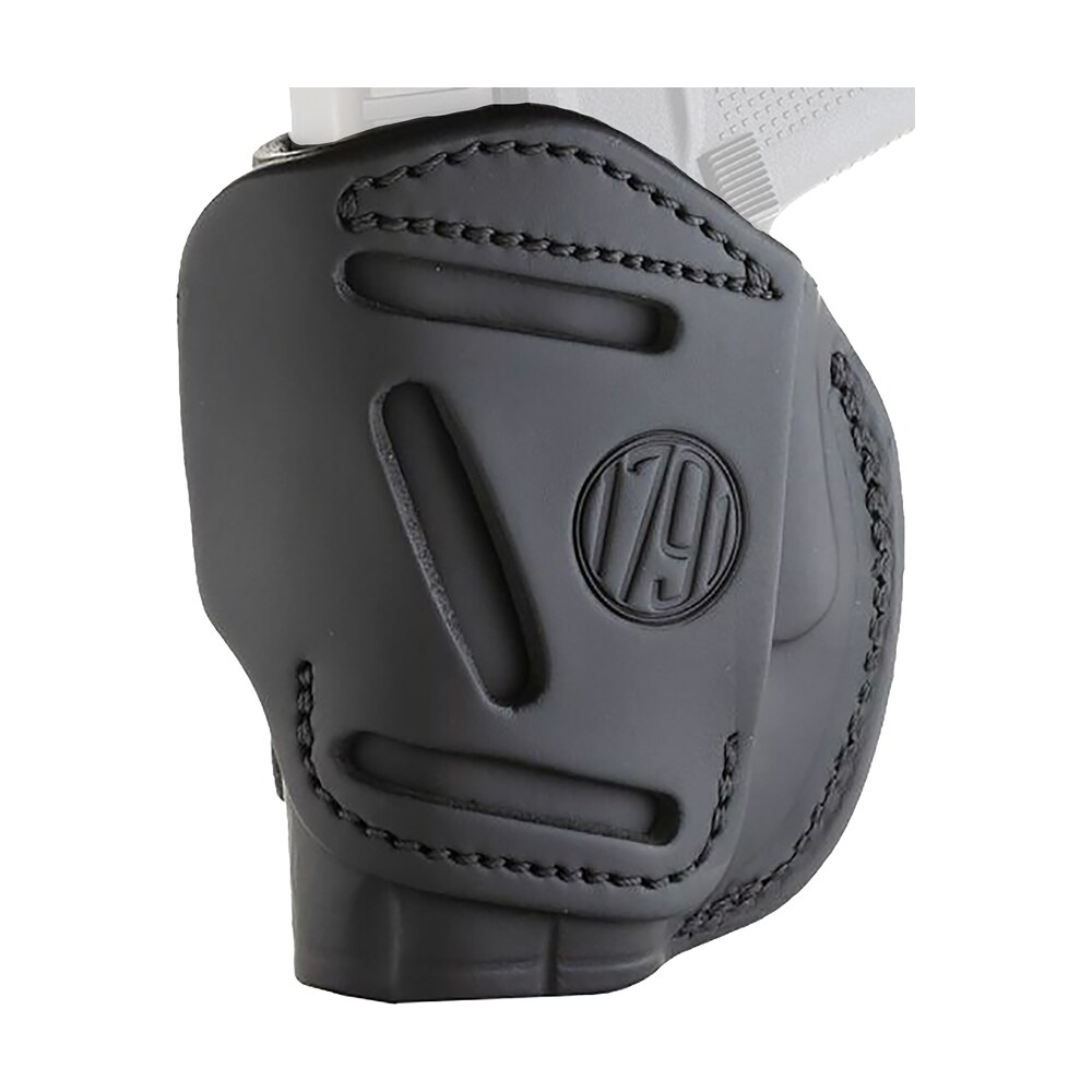 1791 gunleather 4wh2sblr 4 way iwb/owb size 02 stealth black leather belt clip compatible w/ruger lcp/s&w bodyguard/glock 42/43/43x right hand 1791 Gunleather 4WH2SBLR 4-Way IWB/OWB Size 02 Stealth Black Leather Belt Clip Compatible Sports South item 112339