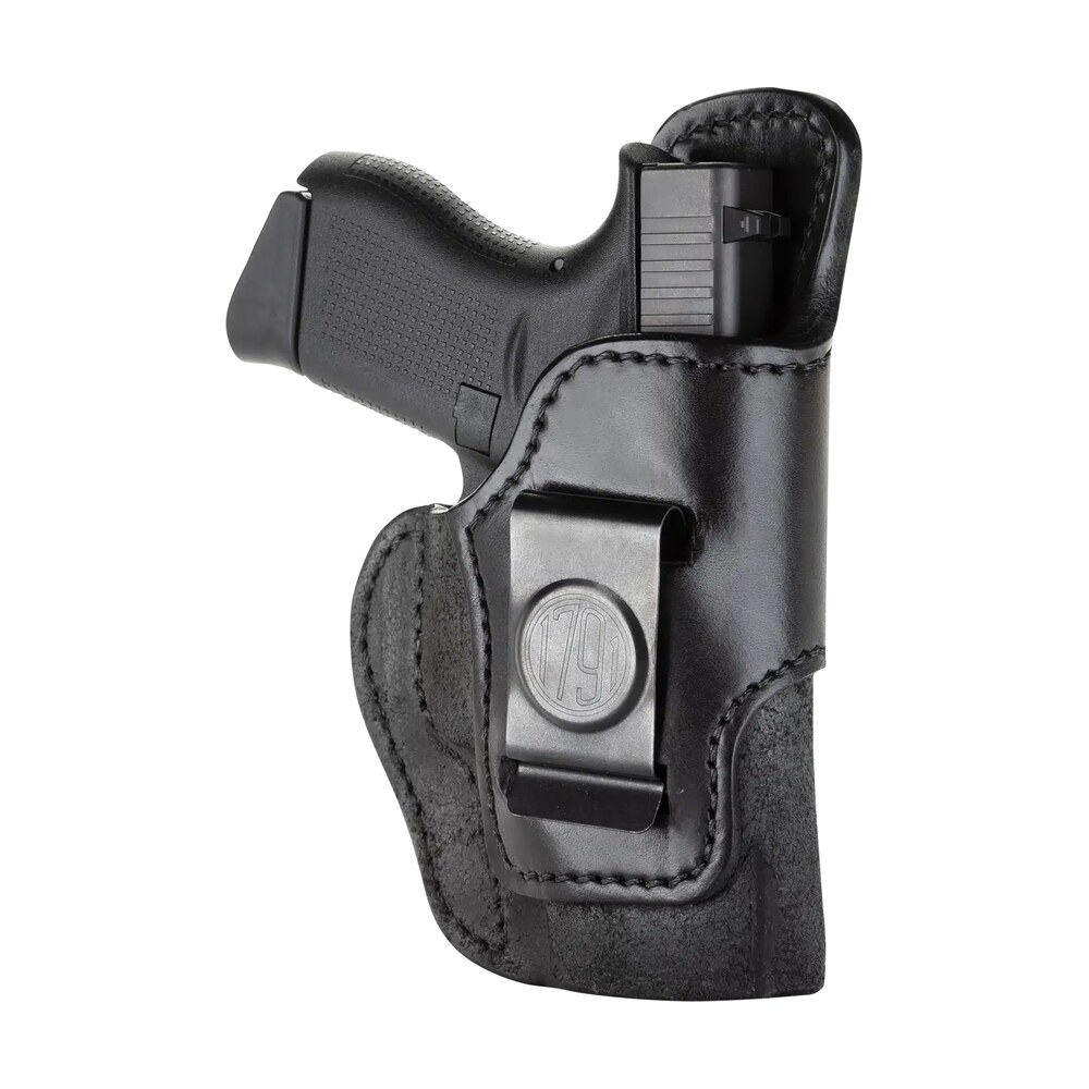 1791 gunleather rch3blkr rch iwb size 03 black leather belt clip compatible w/ruger lc9/1911/glock 43/43x right hand 1791 Gunleather RCH3BLKR RCH IWB Size 03 Black Leather Belt Clip Compatible Sports South item 112359