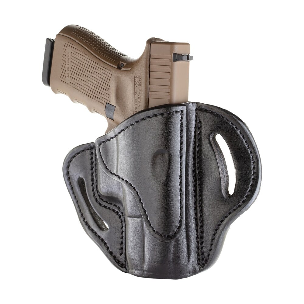 1791 gunleather bh21sblr bh2.1 owb size 2.1 stealth black leather belt slide compatible w/glock 17/s&w m&p shield/springfield xd right hand 1791 Gunleather BH21SBLR BH2.1 OWB Size 2.1 Stealth Black Leather Belt Slide Compatible Sports South item 112376