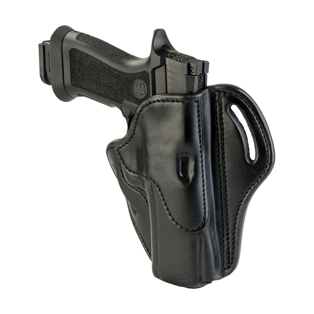 1791 gunleather bh24sblr bh2.4 owb 2.4 stealth black leather belt slide fits walther ppq/sig p320/springfield xd m 1791 Gunleather BH24SBLR BH2.4 OWB 2.4 Stealth Black Leather Belt Slide Sports South item 112383