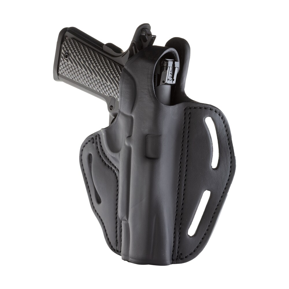 1791 gunleather bhx1clsblr bhx owb size 01 stealth black leather belt slide fits 4" 5" 1911 right hand 1791 Gunleather BHX1CLSBLR BHX OWB Size 01 Stealth Black Leather Belt Slide Sports South item 112387