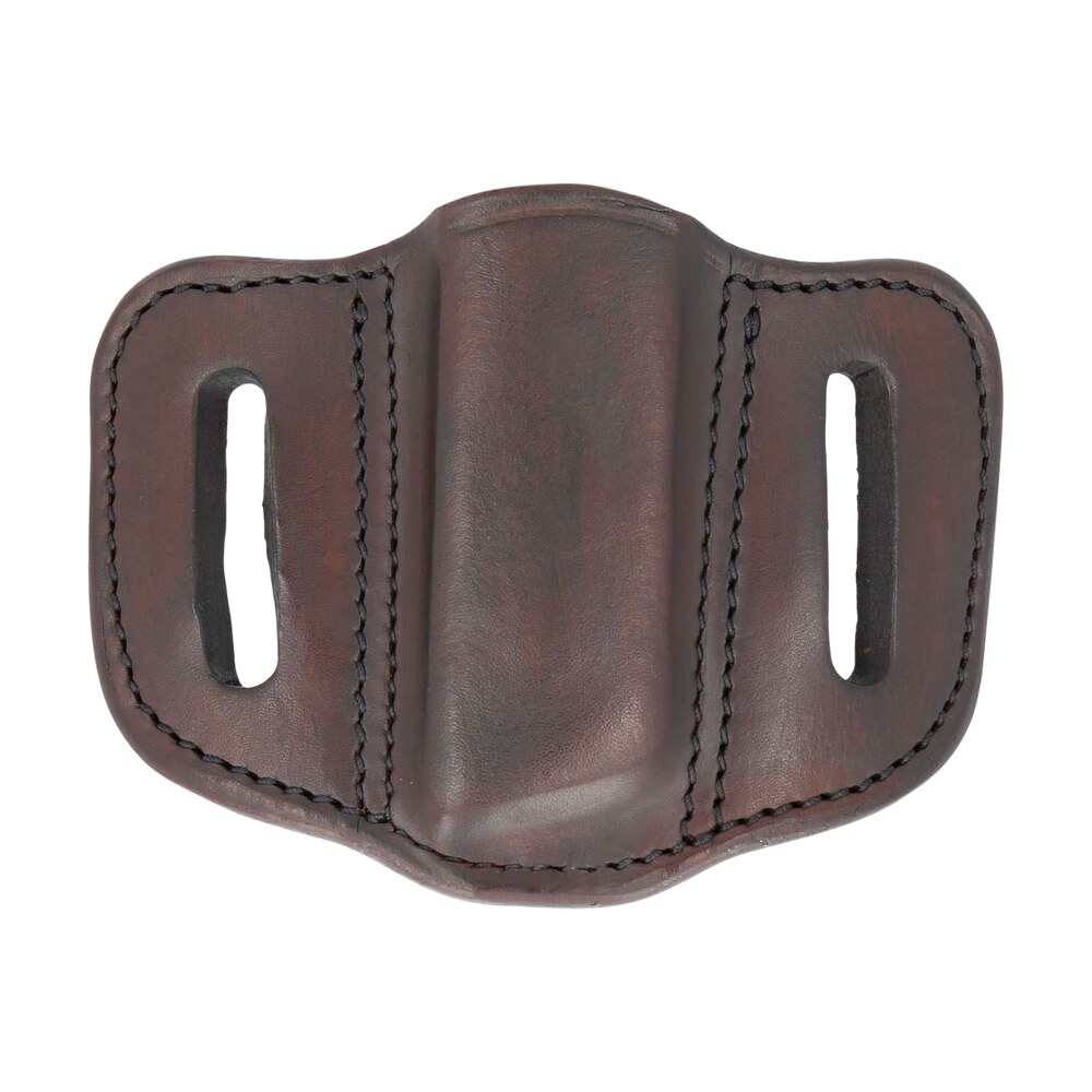 1791 gunleather mag12sbra mag1.2 single mag holster signature brown leather belt slide compatible w/ double stack ambidextrous 1791 Gunleather MAG12SBRA MAG1.2 Single Mag Holster Signature Brown Leather Belt Slide Sports South item 112423