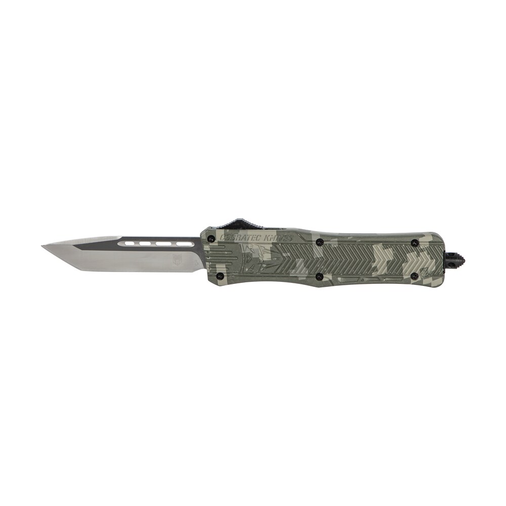 cobratec knives madcctk1mtns ctk 1 medium 3" otf tanto plain d2 steel blade/army digicamo aluminum handle features glass breaker includes pocket clip CobraTec Knives MADCCTK1MTNS CTK-1 Medium 3" OTF Tanto Plain D2 Steel Blade/Army DigiCamo Sports South item 112502