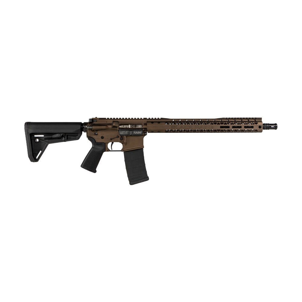 black rain ordnance brosspmb ssp 5.56x45mm nato 30+1 16" chrome moly barrel, a2 flash hider, midnight bronze cerakote 7075 t6 receiver, adjustable magpul moe sl stock & grip, optics ready Black Rain Ordnance BROSSPMB SSP 5.56x45mm NATO 30+1 16" Chrome Moly Sports South item 112547