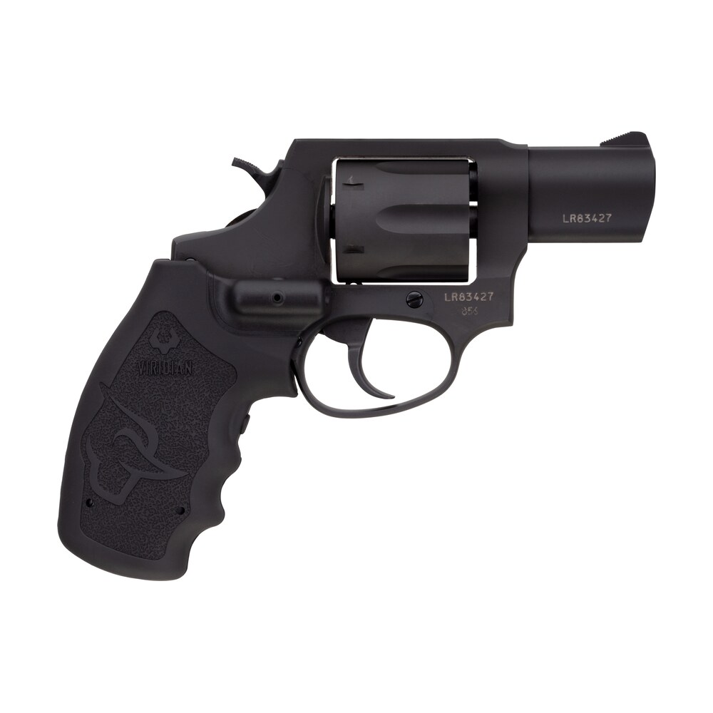 taurus 2 856021vl 856 w/laser small 38 special 6 shot 2" matte black carbon steel barrel, cylinder & frame, black finger grooved rubber grip, viridian laser, transfer bar safety, exposed hammer Taurus 2-856021VL 856 Sports South item 112693