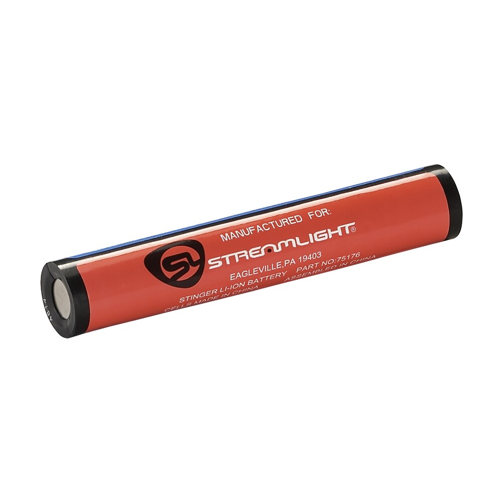 streamlight 75176 stinger lithium ion orange/black 3.6v fits stinger (1) single pack Streamlight 75176 Stinger Lithium Ion Orange/Black 3.6V Sports South item 112754