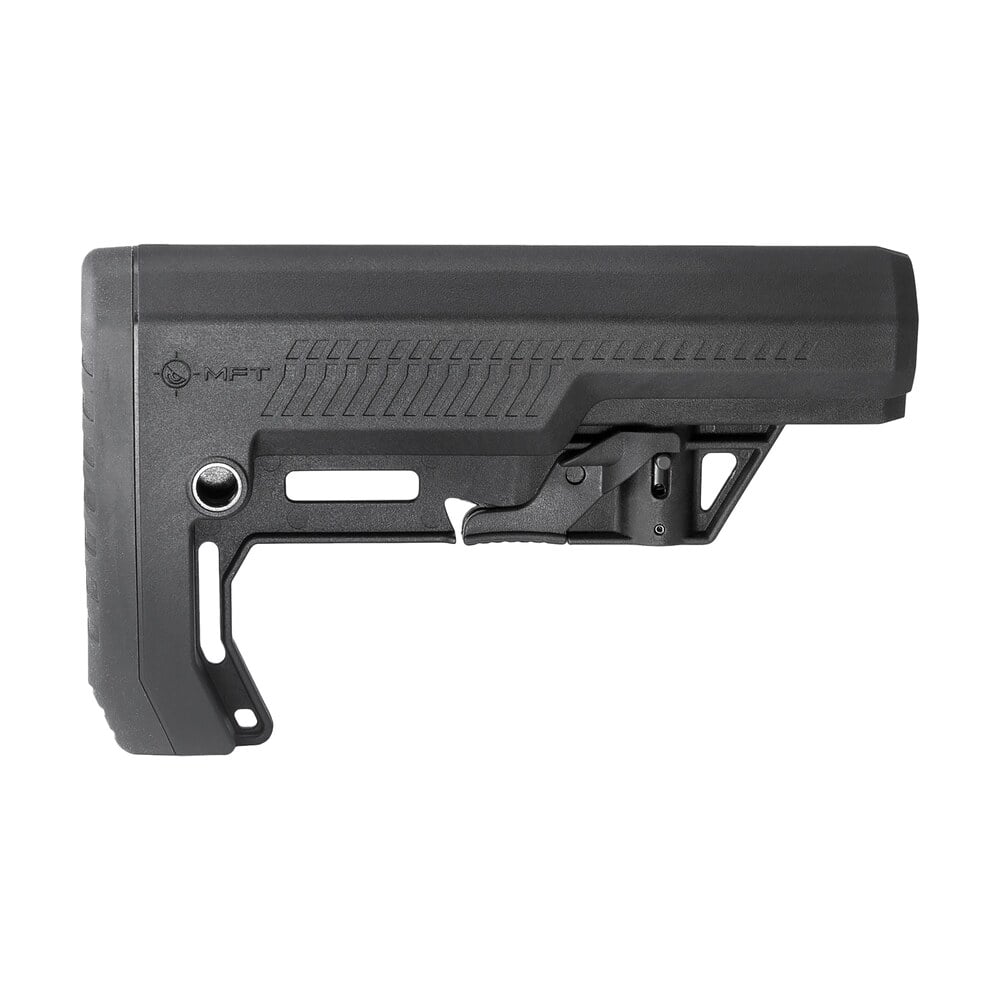 mission first tactical bmsmilexd battlelink extreme duty minimalist stock collapsible black synthetic for ar 15, m16, m4 with mil spec tube (tube not included) Mission First Tactical BMSMILEXD Battlelink Extreme Duty Minimalist Stock Collapsible Black Sports South item 112820
