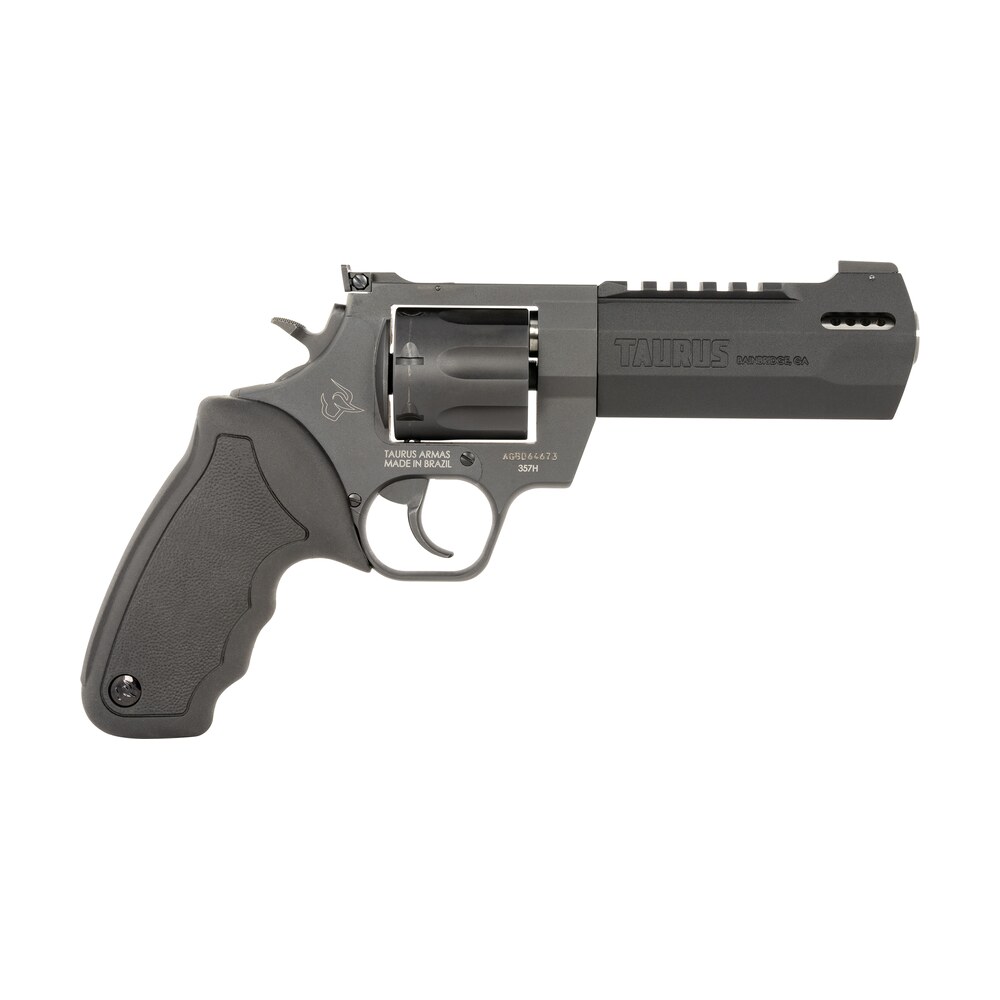 taurus 2357051rh raging hunter 357 mag 7rd 5.12" matte black oxide steel black rubber with integrated red cushion insert grip Taurus 2357051RH Raging Hunter 357 Mag 7rd 5.12" Matte Black Oxide Steel Black Rubber Sports South item 112902