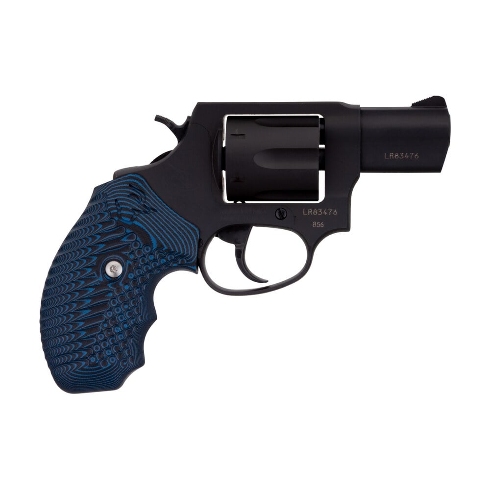 taurus 2 856021mvz16 856 small 38 special +p 6 shot 2" matte black carbon steel barrel, cylinder & frame, blue vz cyclone grip, transfer bar safety, exposed hammer Taurus 2-856021MVZ16 856 Small 38 Special +P 6 Shot 2" Matte Black Carbon Steel Sports South item 112918