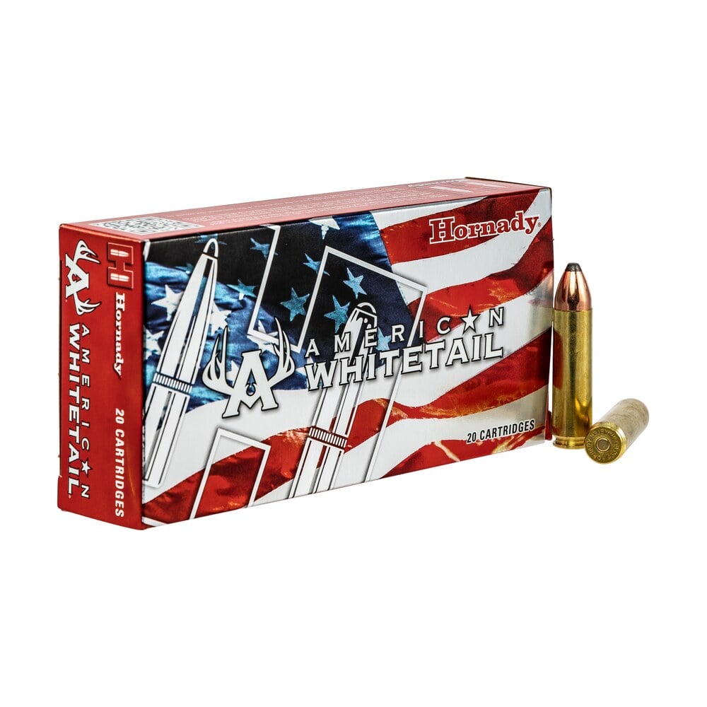 hornady 82242 american whitetail 450bushmaster 245gr interlock 20 per box/10 case Hornady 82242 American Whitetail 450Bushmaster 245gr InterLock 20 Per Box/10 Case Sports South item 113369