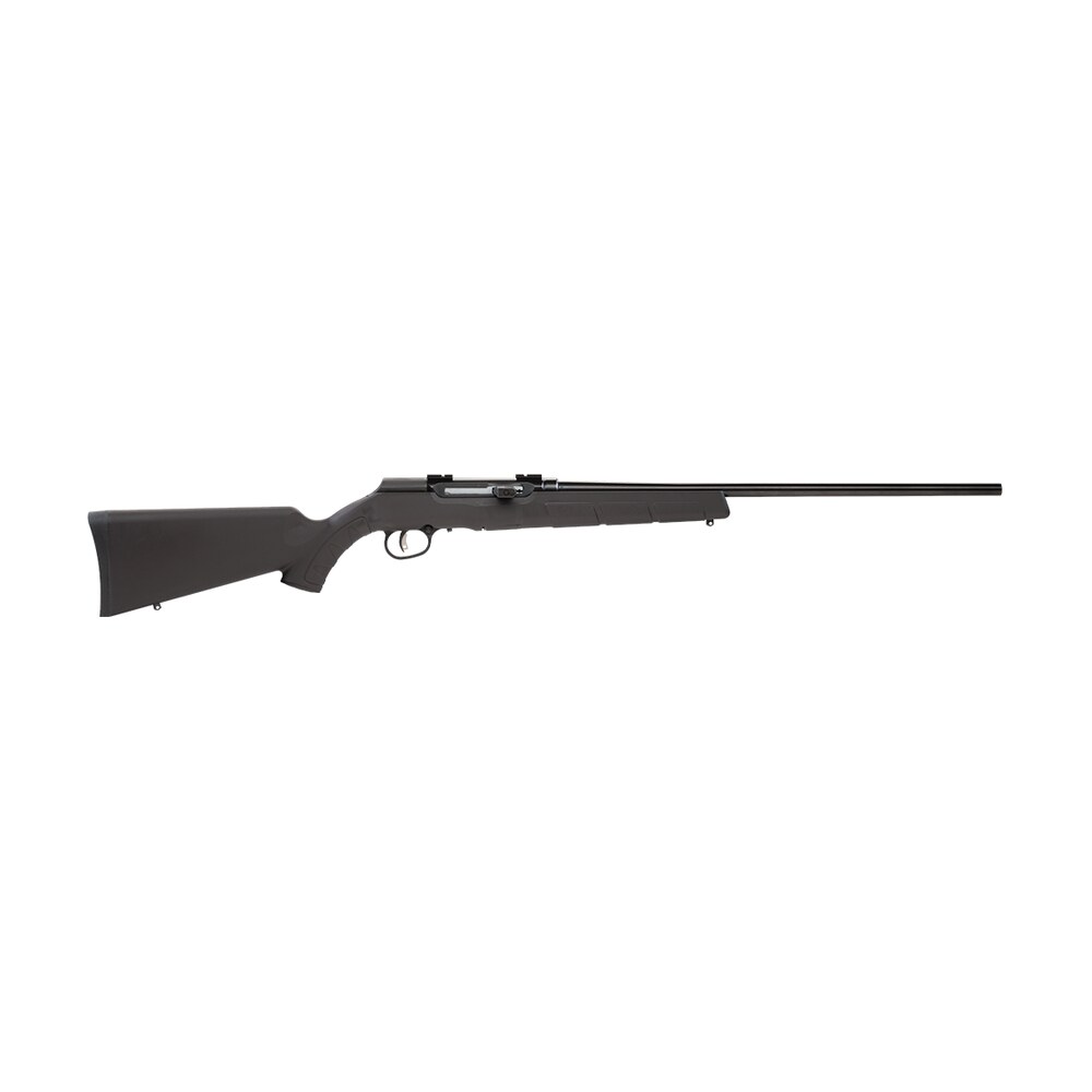 savage arms 47700 a series magnum full size 17 hm2 10+1 20" matte black button rifled barrel, matte black drilled & tapped carbon steel receiver, matte black fixed synthetic stock, right hand Savage Arms 47700 A Series Magnum Full Size 17 HM2 10+1 20" Matte Black Button Rifled Sports South item 113504