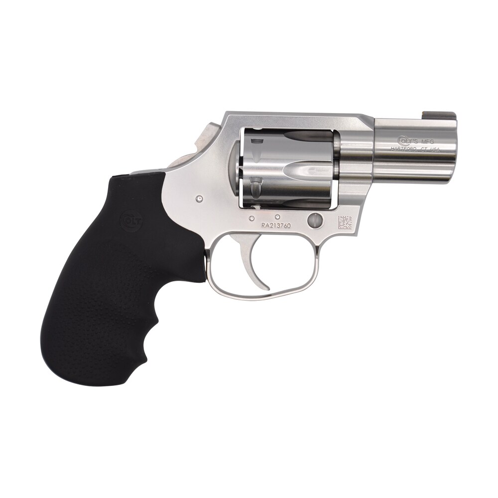 colt mfg kcobrasb2bb king cobra carry 357 mag 6 shot 2" dao brushed stainless steel barrel, cylinder & frame, black hogue rubber w/finger grooves grip Colt Mfg KCOBRASB2BB King Cobra Carry 357 Mag 6 Shot 2" DAO Brushed Stainless Steel Sports South item 113545