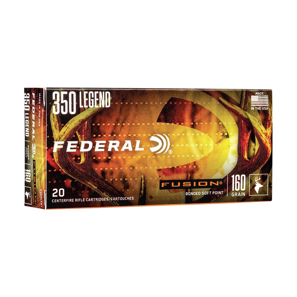 federal f350lfs1 fusion 350legend 160gr bonded soft point 20 per box/10 case Federal F350LFS1 Fusion 350Legend 160gr Bonded Soft Point 20 Per Box/10 Case Sports South item 113553
