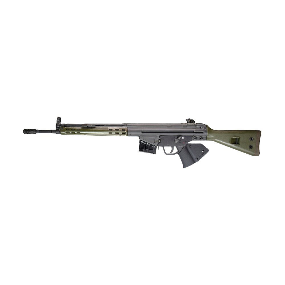 ptr 405 gi *ca compliant *reconditioned 308 win,7.62x51mm nato 18" 10+1, black parkerized reciever, green synthetic stock (stock may be blemished), black california paddle grip PTR 405 GI *CA Compliant *Reconditioned 308 Win,7.62x51mm NATO 18" 10+1, Black Parkerized Sports South item 113581