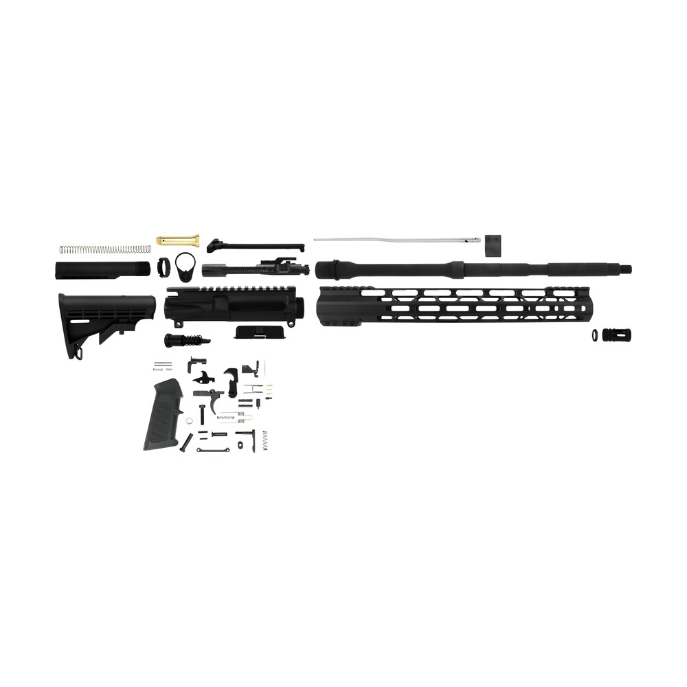 tacfire ssrk556lpk lower parts kit unassembled rifle kit 223 rem/5.56x45mm nato ar platform aluminum 1/2" 28 tpi TacFire SSRK556LPK Lower Parts Kit Unassembled Rifle Kit 223 Rem/5.56x45mm NATO AR Platform Sports South item 113836