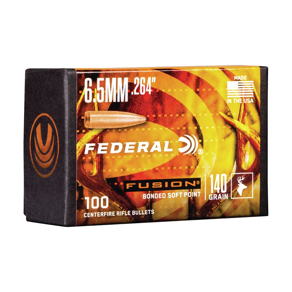federal fb264f2 fusion component 6.5 creedmoor .264 140 gr fusion soft point 100 per box/ 4 case Federal FB264F2 Fusion Component 6.5 Creedmoor .264 140 gr Fusion Soft Point 100 Per Box/ 4 Sports South item 113902