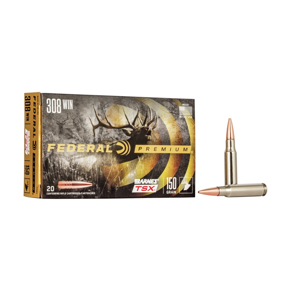 federal p308v premium 308win 150gr barnes tsx 20 per box/10 case Federal P308V Premium 308Win 150gr Barnes TSX 20 Per Box/10 Case Sports South item 11391