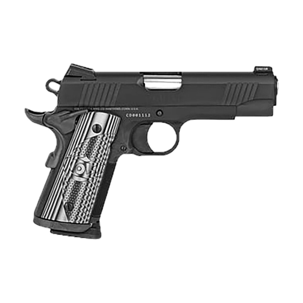 colt mfg o9842ccu 1911 commander combat unit 9mm luger 4.25" 9+1 black pvd black pvd stainless steel slide checkered & scalloped gray g10 grip Colt Mfg O9842CCU 1911 Commander Combat Unit 9mm Luger 4.25" 9+1 Black PVD Black PVD Stainless Sports South item 113922