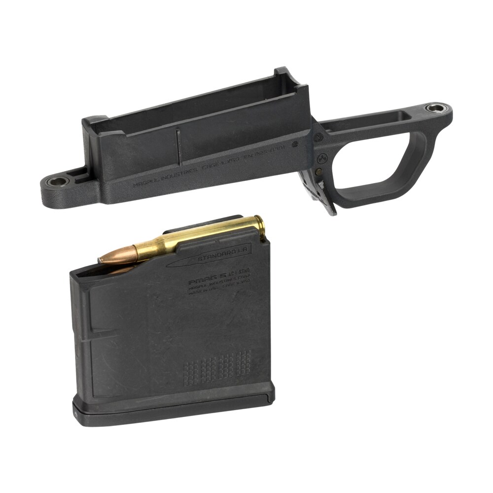 magpul mag489 blk bolt action mag well hunter 700l stock made of polymer w/ black finish includes pmag5 ac magazine Magpul MAG489-BLK Bolt Sports South item 114284