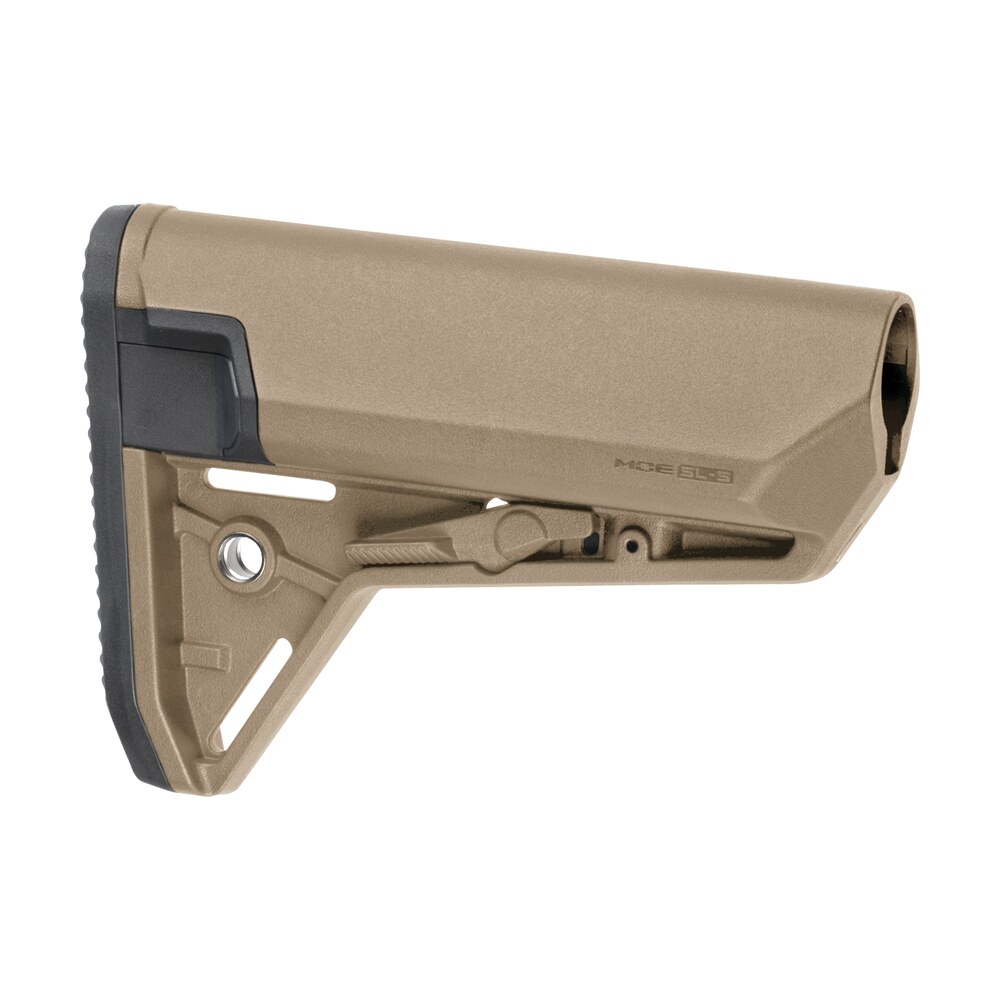 magpul mag653 fde moe sl s carbine stock flat dark earth synthetic for ar 15, m16, m4 with mil spec tube (tube not included) Magpul MAG653-FDE MOE SL-S Carbine Stock Flat Dark Earth Synthetic for AR-15, M16, M4 Sports South item 114303