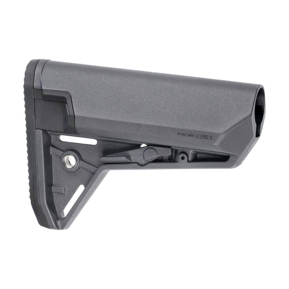 magpul mag653 gry moe sl s carbine stock stealth gray synthetic for ar 15, m16, m4 with mil spec tube (tube not included) Magpul MAG653-GRY MOE SL-S Carbine Stock Stealth Gray Synthetic for AR-15, M16, M4 Sports South item 114304