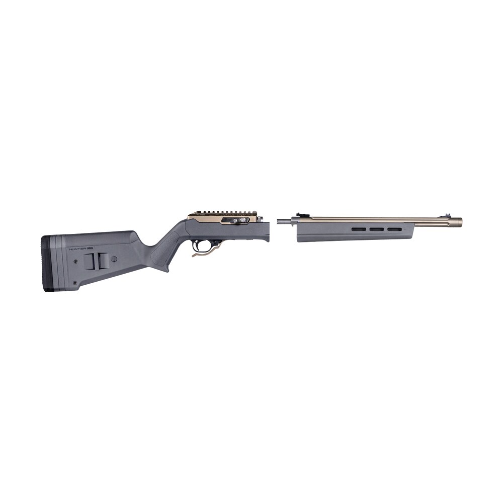 magpul mag760 gry hunter x 22 stock fixed adjustable comb stealth gray synthetic for ruger 10/22 takedown Magpul MAG760-GRY Hunter X-22 Stock Fixed Adjustable Comb Stealth Gray Synthetic for Ruger Sports South item 114328