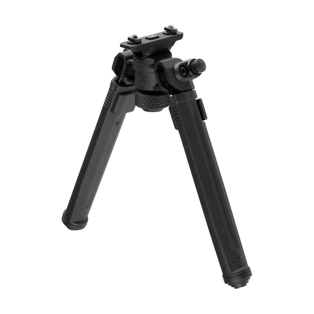magpul mag933 blk bipod made of aluminum with black finish, m lok attachment, rubber feet, 6.30 10.30" vertical adjustment for ar platform Magpul MAG933-BLK Bipod made of Aluminum Sports South item 114353