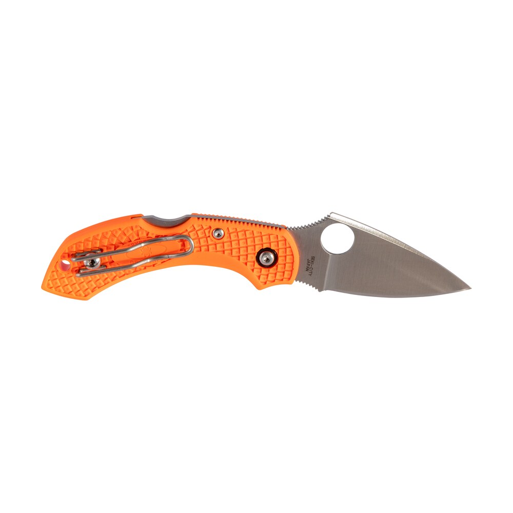 spyderco c28por2 dragonfly 2 2.30" folding drop point plain vg 10 ss blade orange frn handle includes pocket clip Spyderco C28POR2 Dragonfly 2 2.30" Folding Drop Point Plain VG-10 SS Blade Orange FRN Handle Sports South item 114879