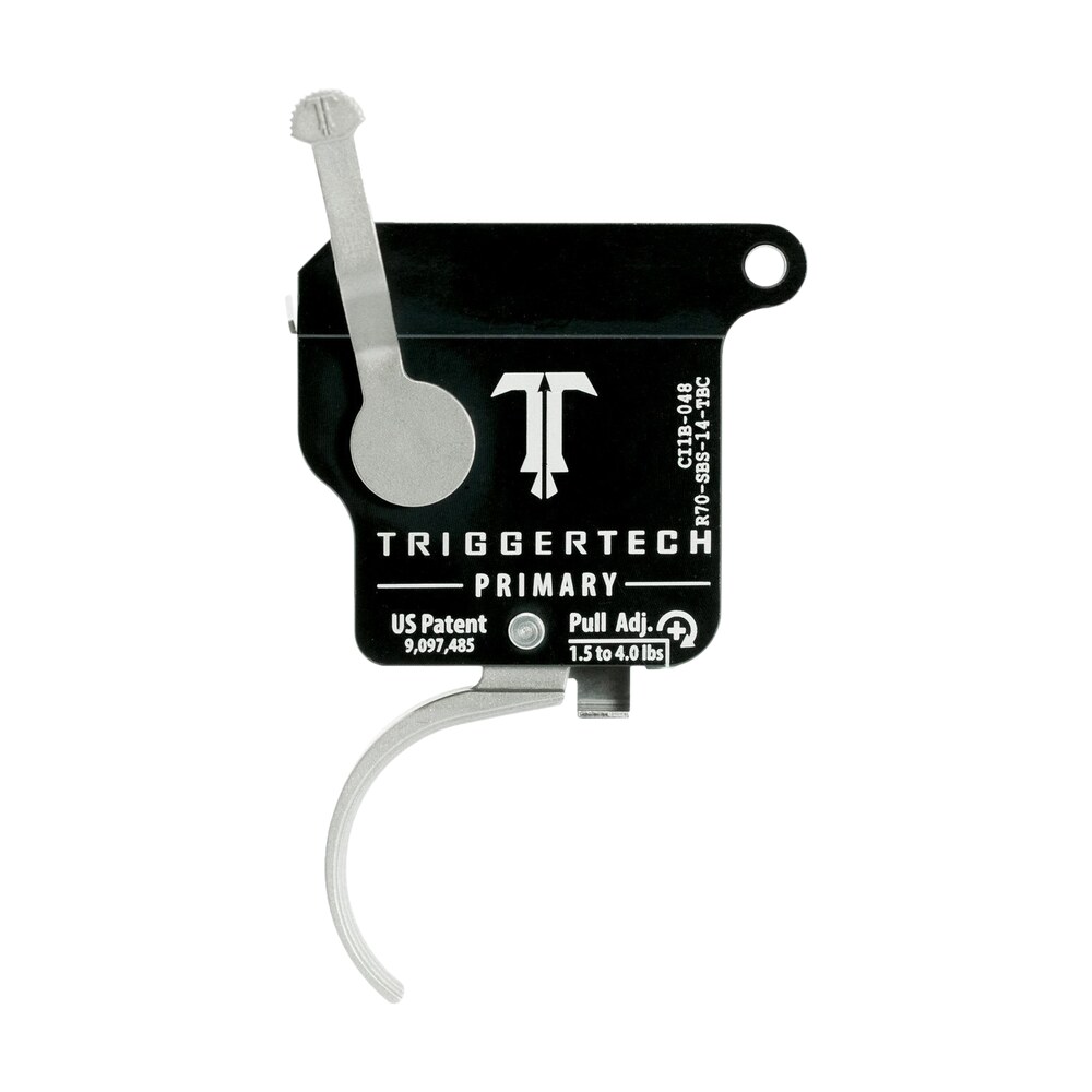 triggertech r70sbs14tbc primary single stage traditional curved trigger with 1.50 4 lbs draw weight for remington 700 right TriggerTech R70SBS14TBC Primary Single-Stage Traditional Curved Trigger Sports South item 115457