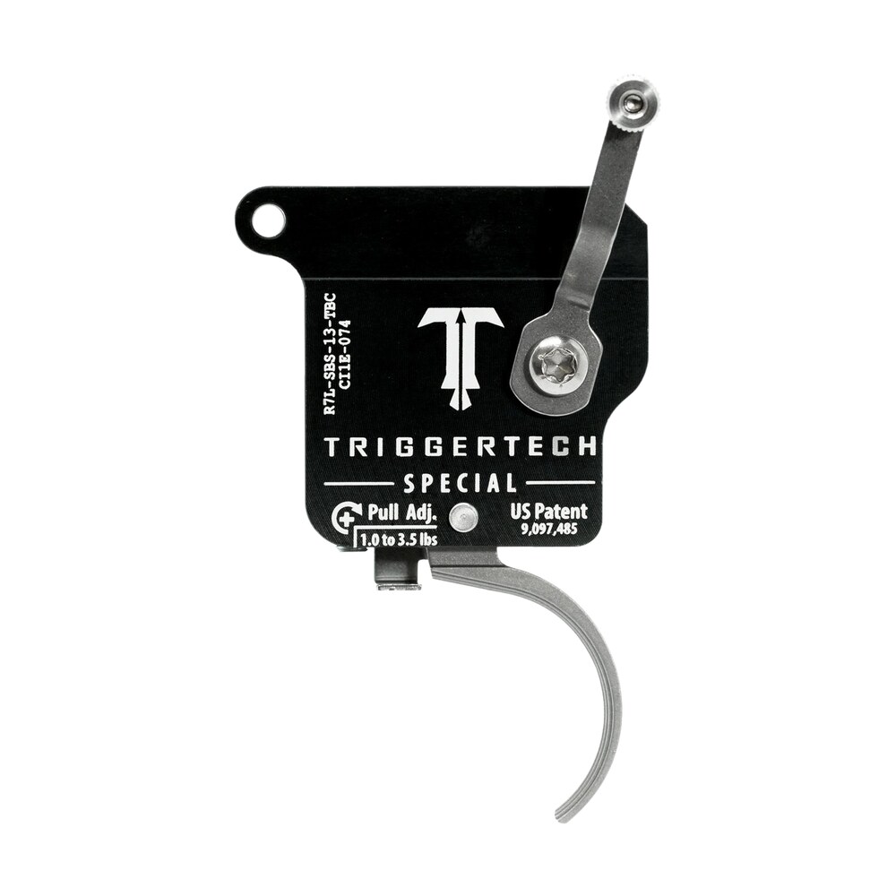 triggertech r7lsbs13tbc special single stage traditional curved trigger with 1 3.50 lbs draw weight for remington 700 left TriggerTech R7LSBS13TBC Special Single-Stage Traditional Curved Trigger Sports South item 115463