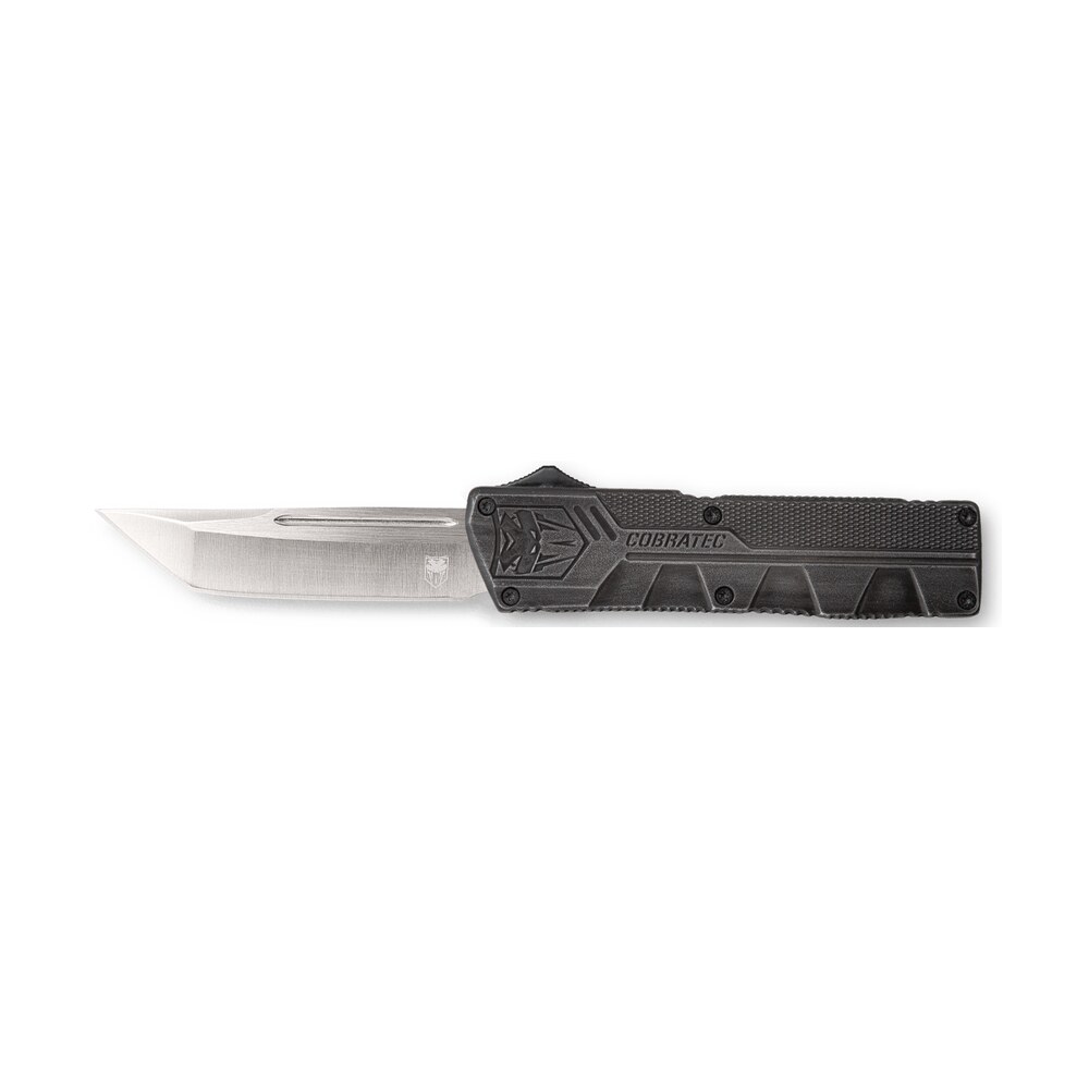 cobratec knives swctlwtns lightweight 3.25" otf tanto plain d2 steel blade/stonewashed aluminum handle includes pocket clip CobraTec Knives SWCTLWTNS Lightweight 3.25" OTF Tanto Plain D2 Steel Blade/Stonewashed Aluminum Sports South item 115620