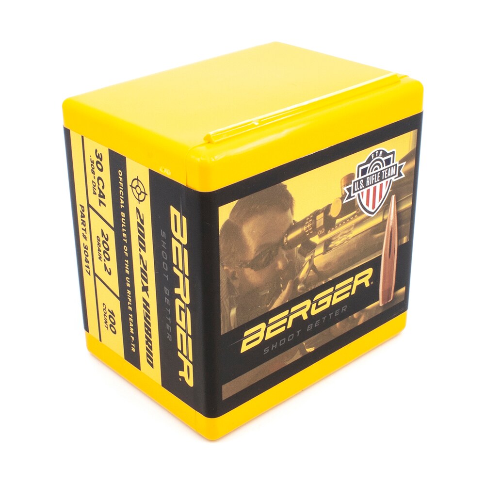 berger bullets 30417 hybrid target 30cal 200.2gr 100/box Berger Bullets 30417 Hybrid Target 30Cal 200.2gr 100/Box Sports South item 115667