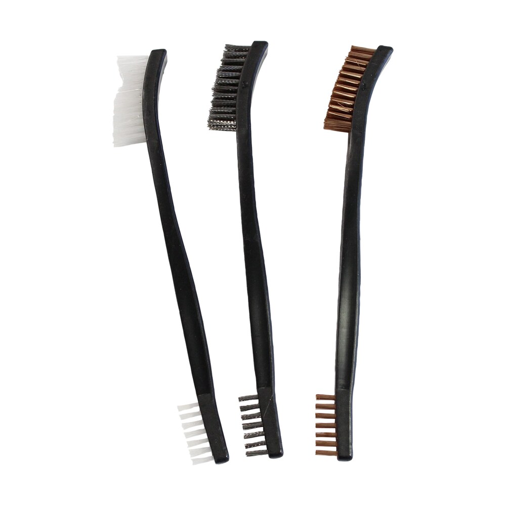 birchwood casey 41104 utility brushes bronze/nylon/stainless steel 3 pack Birchwood Casey 41104 Utility Brushes Bronze/Nylon/Stainless Steel 3 Pack Sports South item 115736