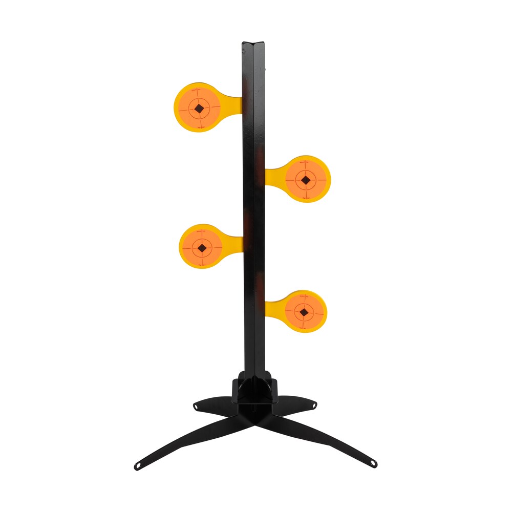 birchwood casey 47421 world of targets dueling tree 3.50" rimfire pistol/rifle orange/yellow steel circle w/crosshair & diamond Birchwood Casey 47421 World of Targets Dueling Tree 3.50" Rimfire Pistol/Rifle Orange/Yellow Sports South item 115769