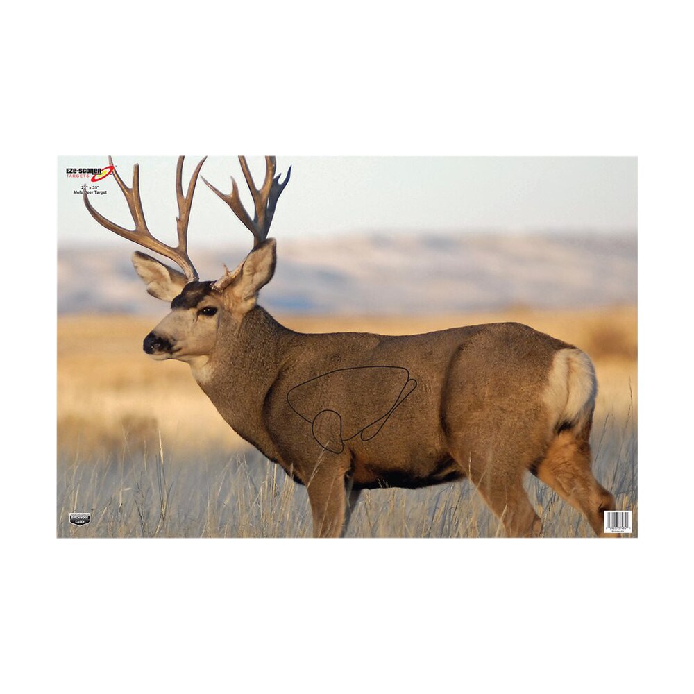 birchwood casey 37482 eze scorer mule deer paper hanging 23" x 35" multi color 2 per pkg Birchwood Casey 37482 EZE-Scorer Mule Deer Paper Hanging 23" x 35" Multi-Color 2 Per Pkg Sports South item 115792
