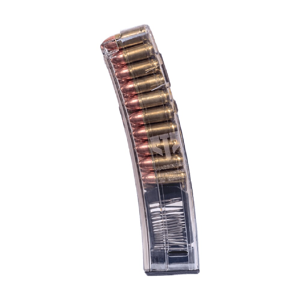 ets group hkmp520 rifle mags 20rd 9mm luger for h&k mp5/sp5k/mp5k/94/sp89 clear detachable ETS Group HKMP520 Rifle Mags 20rd 9mm Luger for H&K MP5/SP5K/MP5K/94/SP89 Clear Detachable Sports South item 115842
