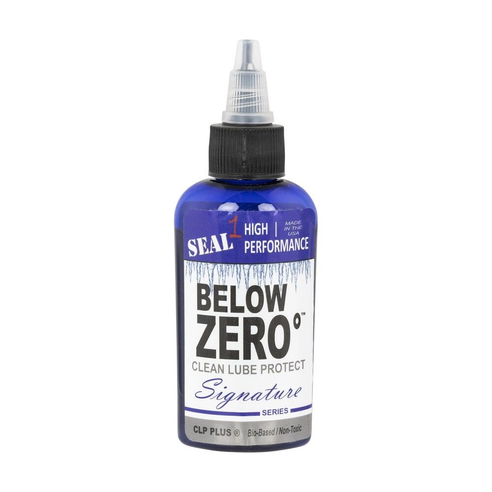 seal 1 slbz2 signature below zero cleans, lubricates, protects 2 oz squeeze bottle Seal 1 SLBZ2 Signature Below Zero Cleans, Lubricates, Protects 2 oz Squeeze Bottle Sports South item 115853