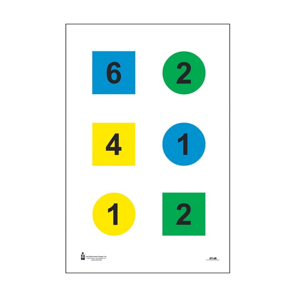 action target dt4b100 training discretionary command circle/square paper 23" x 35" multi color 100 per box Action Target DT4B100 Training Discretionary Command Circle/Square Paper 23" x 35" Multi-Color Sports South item 116049
