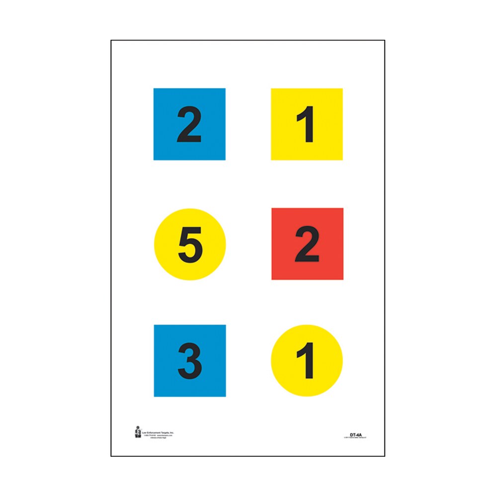 action target dt4c100 training discretionary command circle/square paper 23" x 35" multi color 100 per box Action Target DT4C100 Training Discretionary Command Circle/Square Paper 23" x 35" Multi-Color Sports South item 116050