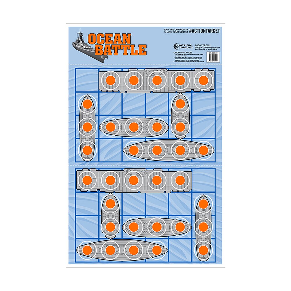 action target gsocean100 entertainment ships paper hanging 23" x 35" blue/red 100 per box Action Target GSOCEAN100 Entertainment Ships Paper Hanging 23" x 35" Blue/Red 100 Per Box Sports South item 116077