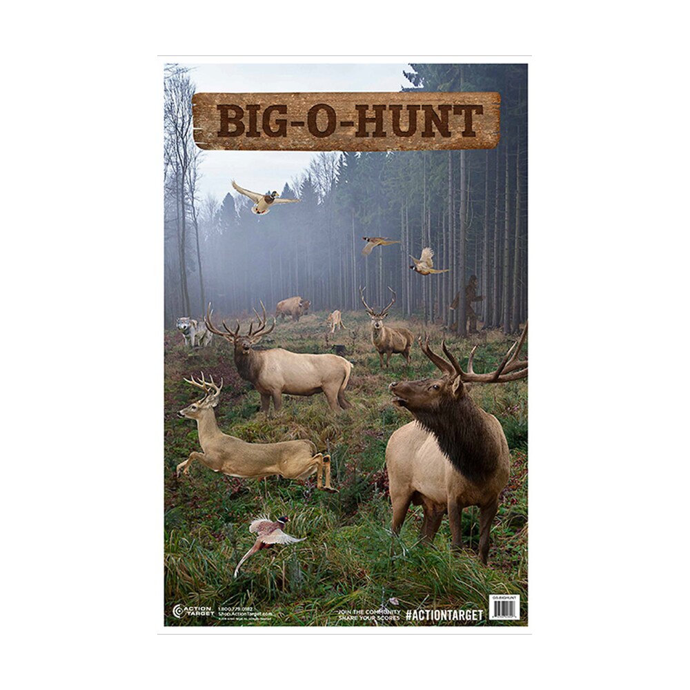 action target gsbighunt100 entertainment animals paper hanging 23" x 35" 100 per box Action Target GSBIGHUNT100 Entertainment Animals Paper Hanging 23" x 35" 100 Per Box Sports South item 116082