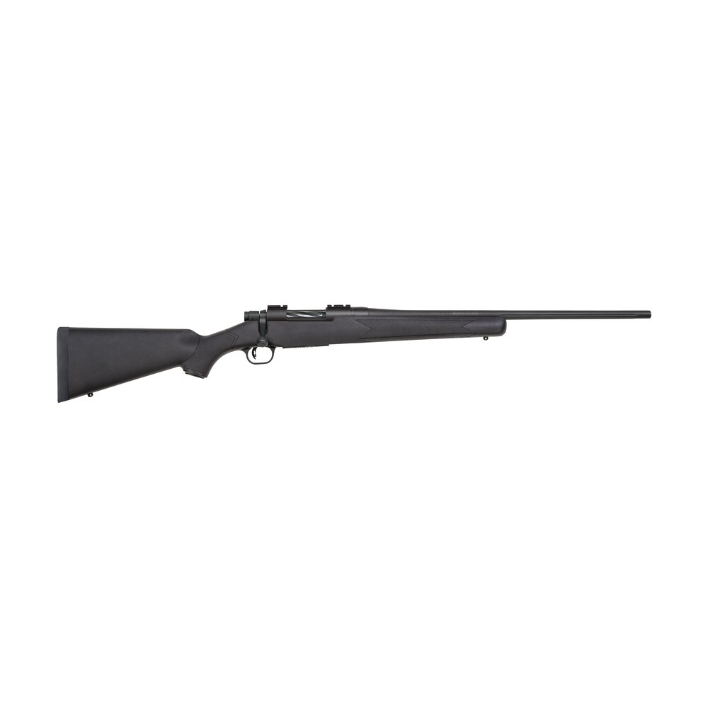 mossberg 28085 patriot full size 350 legend 4+1 22" matte blued fluted barrel, drilled & tapped matte blued stainless steel receiver, black fixed synthetic stock, right hand Mossberg 28085 Patriot Full Size 350 Legend 4+1 22" Matte Blued Fluted Sports South item 116161